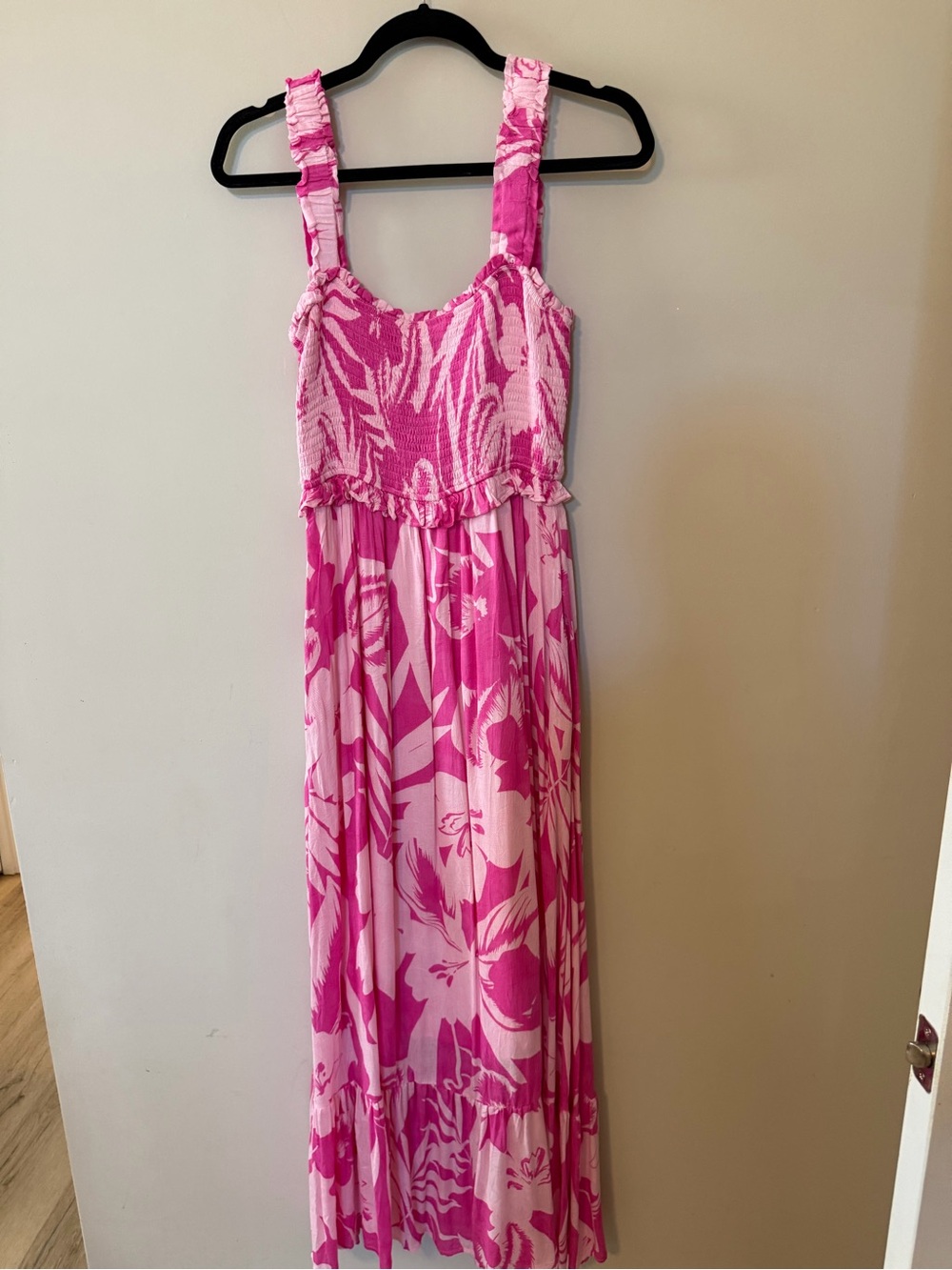 🌸Fate Pink Floral Maxi Dress - with pockets🌸 - Picture 2 of 8